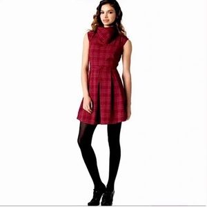 ✨✨‼️ LAST CHANCE! (To be donated)!! Go International Plaid Cowl Neck Dress